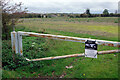 Field barrier near Haversham