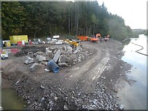 NY4624 : The new Pooley Bridge construction site by Michael Earnshaw