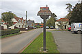 Crowfield village sign