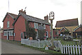 Harkstead village sign outside the Baker