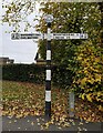 Fingerpost, junction of High Street & Docklands Avenue, Ingatestone