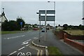 Chester Road near a roundabout