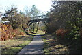 Footbridge over cycleway, NCR 469, Deri