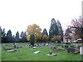 SP4806 : Looking towards the chapel at Botley Cemetery by Basher Eyre