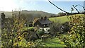 Houses at Saddlescombe - from the east side