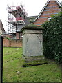 Unknown memorial in All Saints graveyard