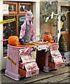 A Halloween display at Coldingham