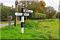 Signpost, Foxley, Wiltshire 2020