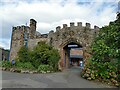 SD1096 : Entrance to the stable yard, Muncaster Castle by Stephen Craven