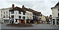 Roundabout at the junction of Bridge Street, High Street, Wood Street and Henley Street, Stratford-upon-Avon