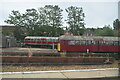 Island line trains in sidings