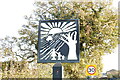 TG4417 : Martham village entry sign (Repps Road) by Adrian S Pye