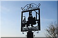 TG4618 : Martham village entry sign (Somerton Road) by Adrian S Pye