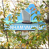 TG5208 : Runham Vauxhall village sign by Adrian S Pye