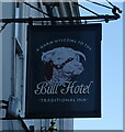 Sign for the Bull Hotel, Horncastle