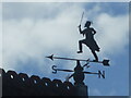 A master stroke of a weathervane