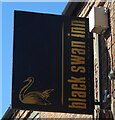 Sign for the Black Swan Inn, Horncastle 