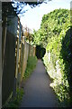 Urban footpath, Langton Green