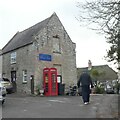 Phone box outside the village shop, Bradford-on-Tone