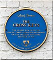 Blue plaque: Cross Keys