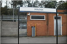 TL1929 : Hitchin Station sign by N Chadwick