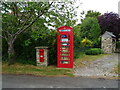 Victorian postbox and telephone box, Well