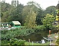 Cafe and channel, Broxbourne Park