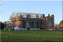 TL3960 : Madingley Hall under scaffolding by Martin Tester