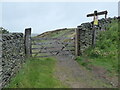SD8544 : The Pennine Bridleway near Weets House Farm by Dave Kelly