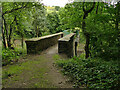 Railway footbridge south of Bowling tunnel