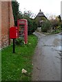 SO9837 : Post box and former telephone box by Philip Halling