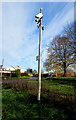 Roadside weather station on a pole, Raglan