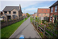 Path off Barrow Road, Burton-on-Humber