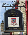 Sign for the Heneage Arms, Hainton