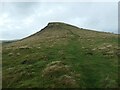 SK1887 : Path up the southern flank of Crook Hill's higher summit by Christine Johnstone