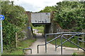 SU9678 : Railway Bridge, National Cycle Route 61 by N Chadwick