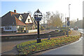 TG1813 : Drayton village sign by Adrian S Pye