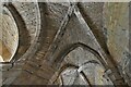 Richmond Castle: c13th vaulting in the ground floor of the Keep 2