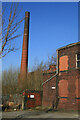 SD9104 : Hartford Mill, Oldham - Chimney by Chris Allen