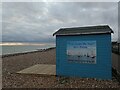 Beach hut at Lancing Beach