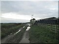 Wold  Farm  buildings  from  a  wet  Garton  Balk