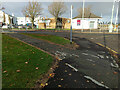 Cycle path at Arthur Street