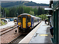 NN3825 : A train for Glasgow Queen Street by John Lucas