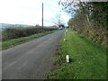 Looking west along Moor Lane, East Keswick