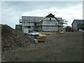 New houses on the former farm steading at Barns of Craig