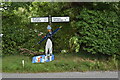 Surfing scarecrow on the roadside at Hasketon