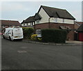 Secure Wise white van, Hendre Court, Cwmbran