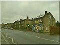 Post office and pelican crossing, Carr Road, Calverley