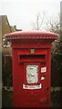 TF1505 : EIIR postbox at Glinton Post Office on a frosty December morning by Paul Bryan