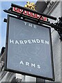 The Harpenden Arms sign